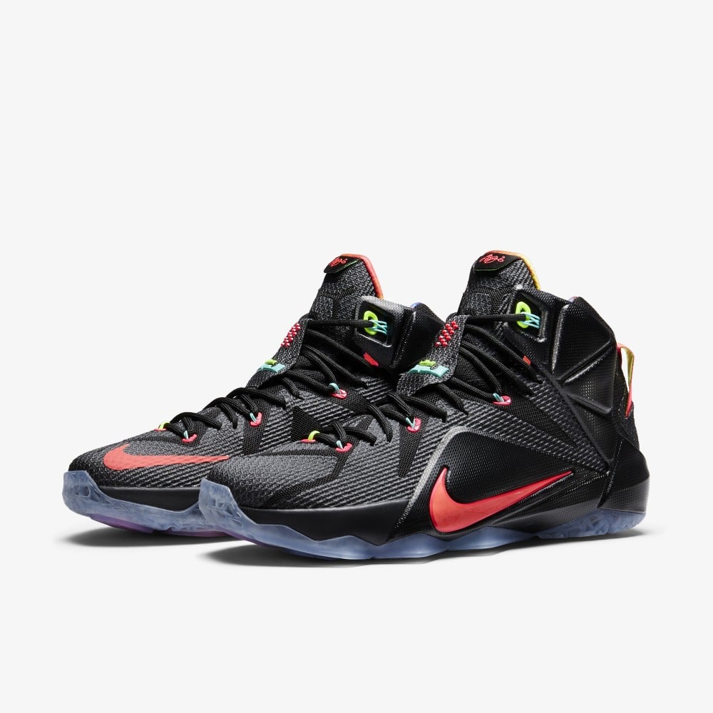 Lebron 12 deals all black